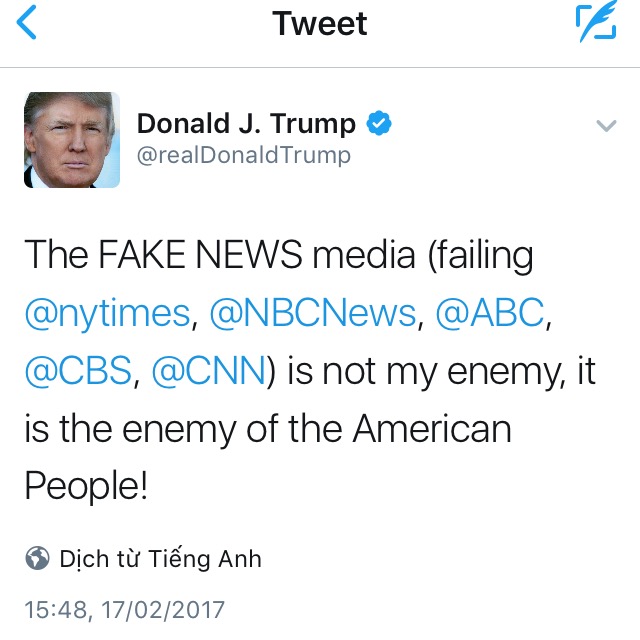 Donald Trump and Fake News