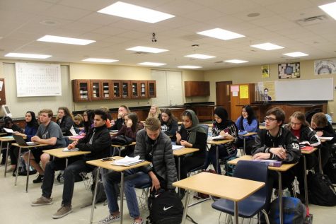Students create ideas of what they imagine their dream majors to be like